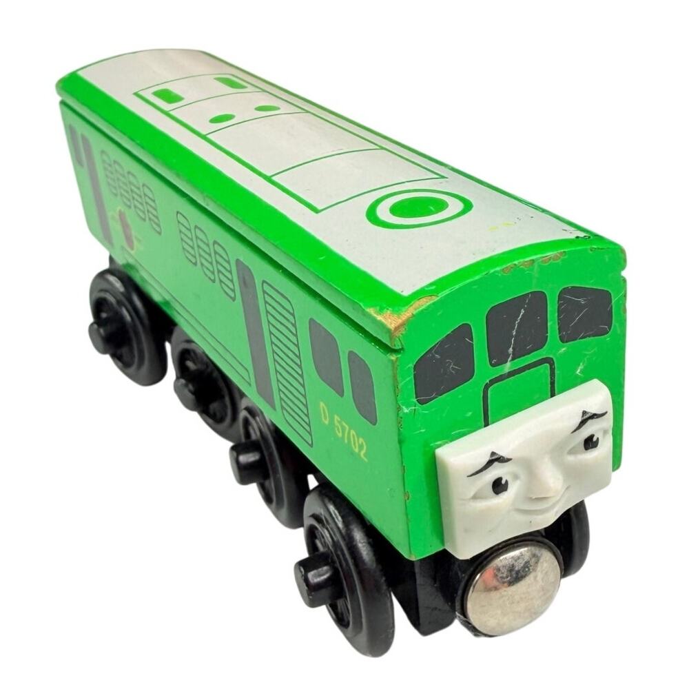 2002 Thomas Wooden Railway BoCo D5702 Learning Curve Vintage Diesel Train HTF